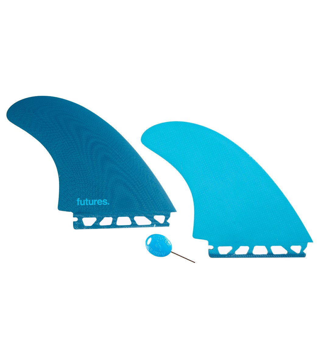 Future Fins Fiberglass EN Twin Fin Set at SwimOutlet.com - Free Shipping