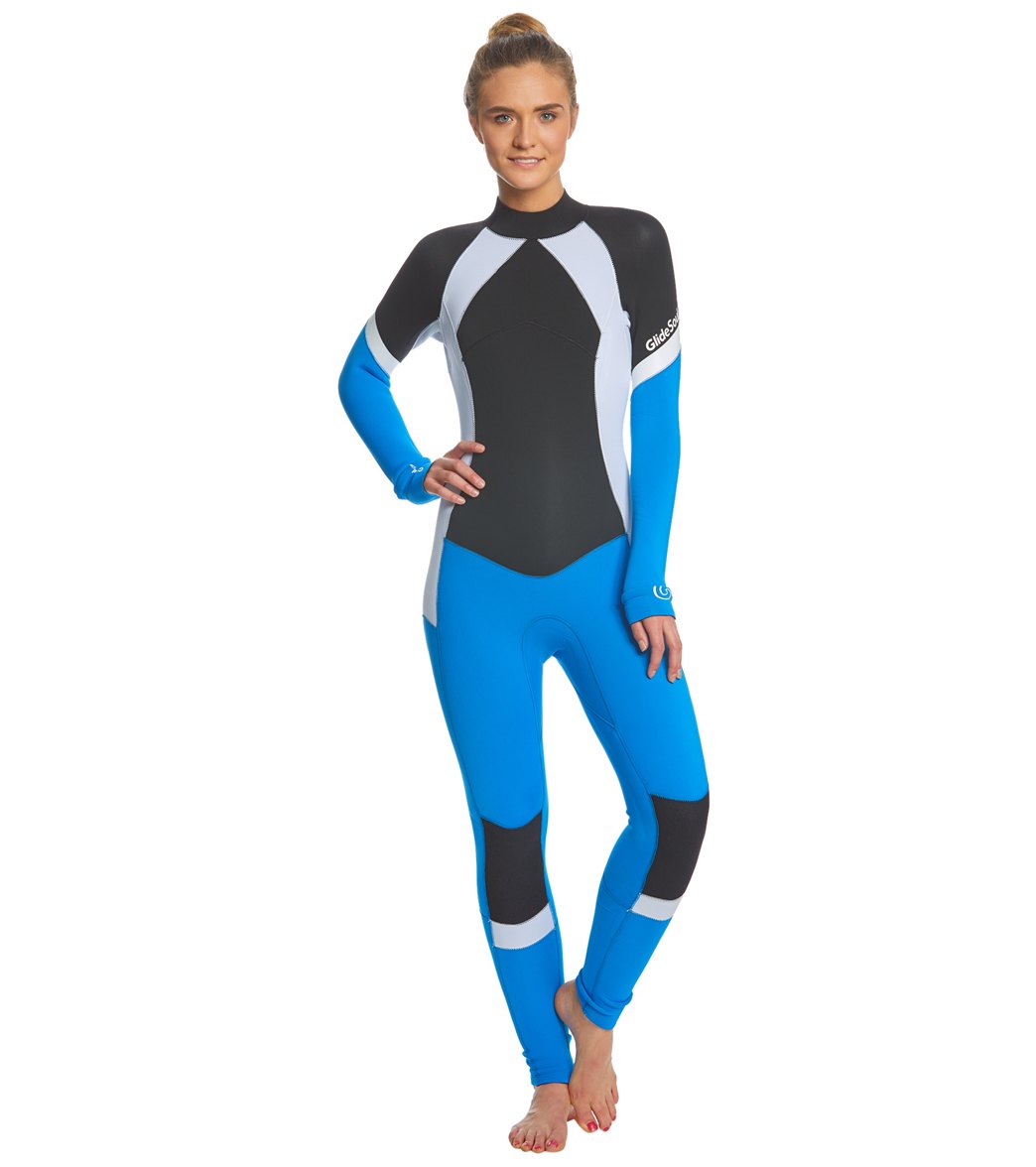 GlideSoul Women's Full Wetsuit 3/2mm Neoprene Back Zip at SwimOutlet ...