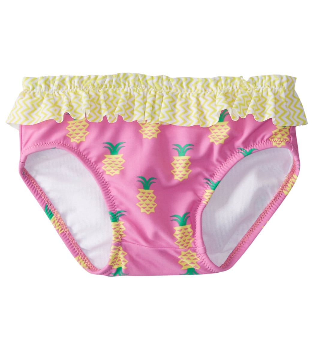 Platypus Australia Girls' Swim Brief Baby - Pineapple Crush 0 - Swimoutlet.com