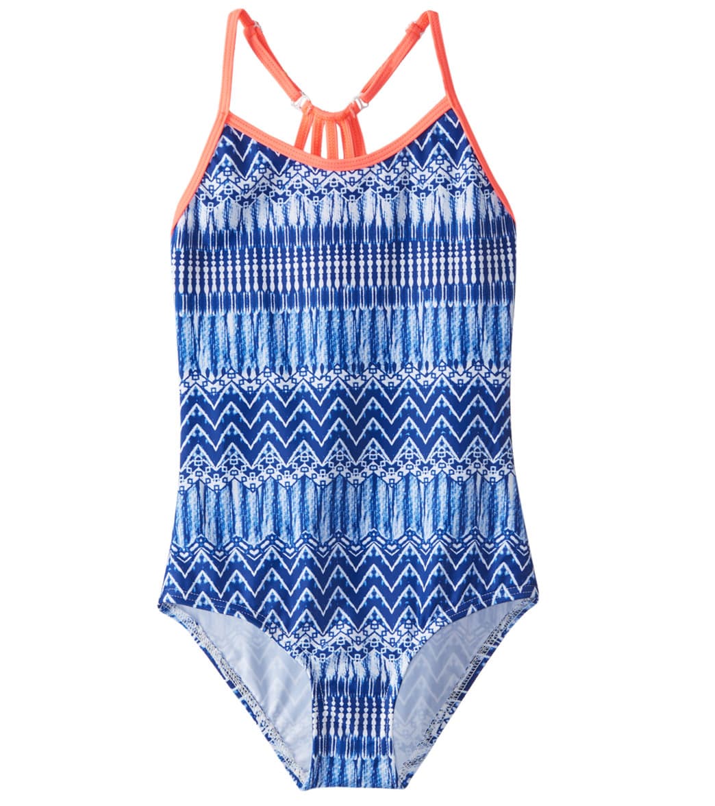 Platypus Australia Girls'  Back One Piece Swimsuit (Big Kid) at