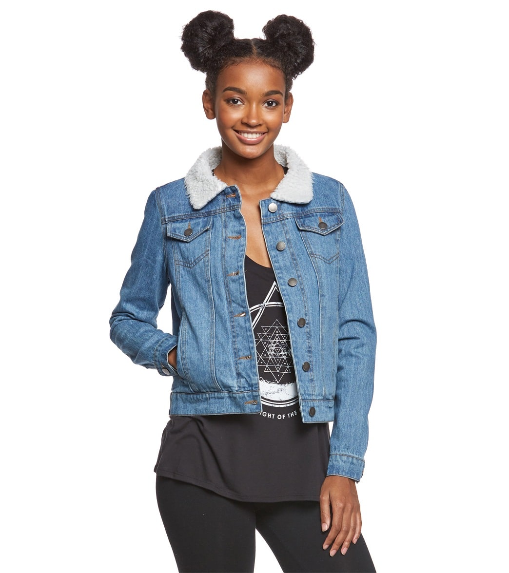 free people baja denim jacket