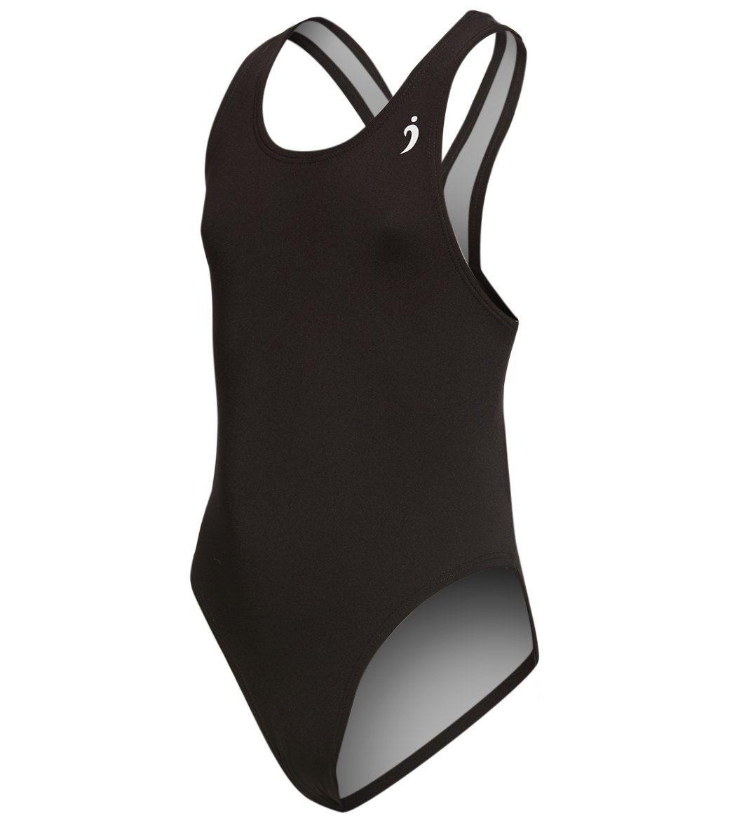 girls black one piece