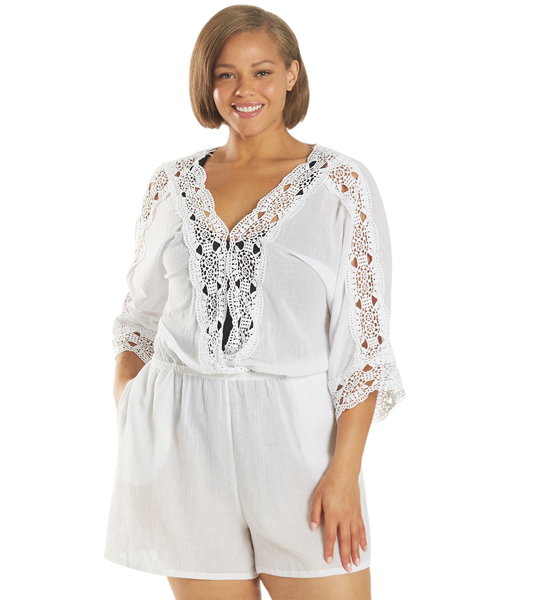 la blanca plus size cover up