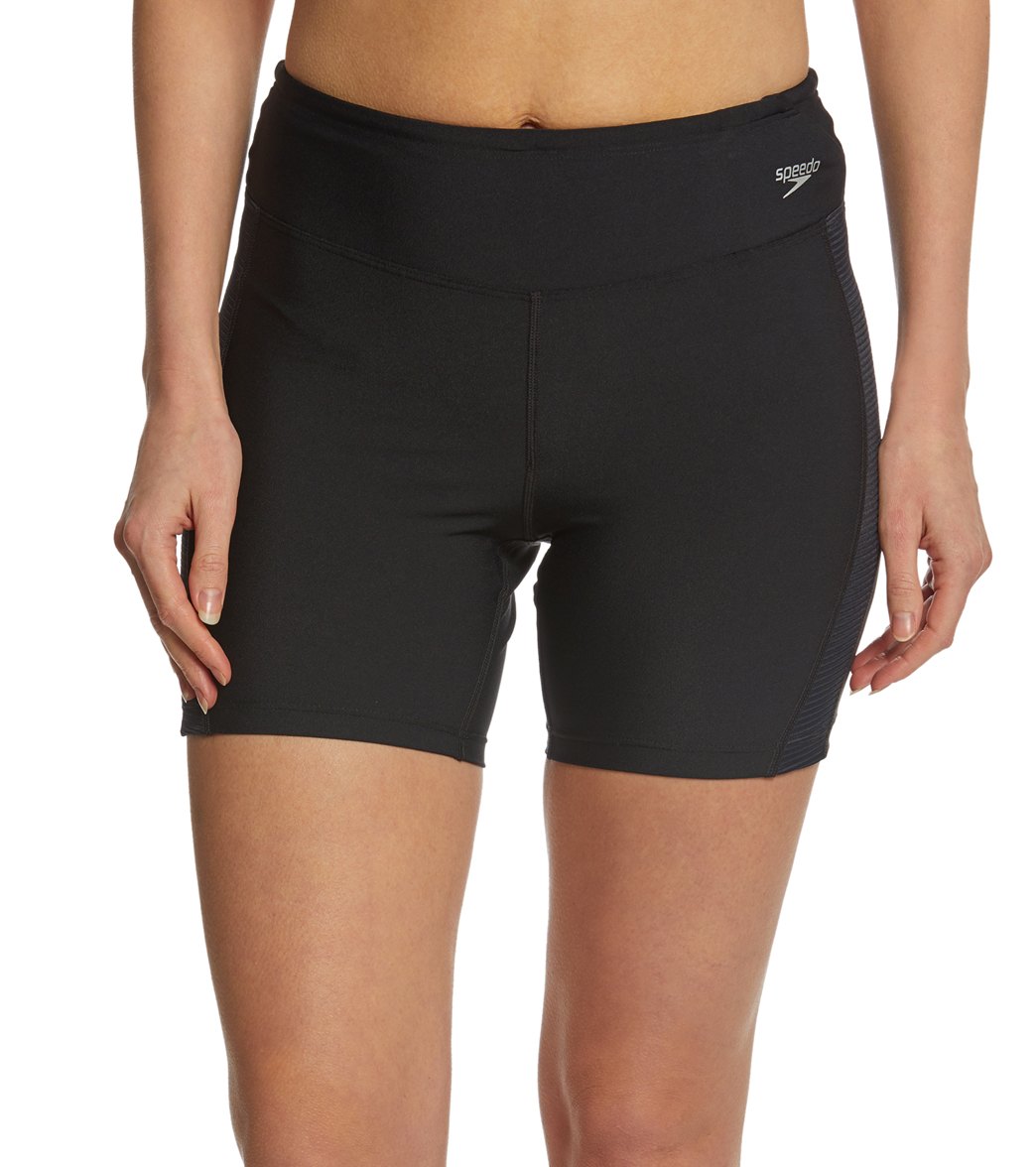 Speedo Women's Precision Pleat Swim Short at SwimOutlet.com