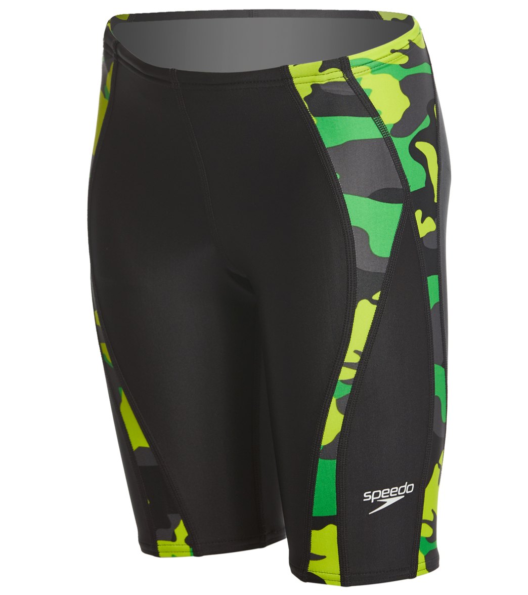 Speedo Boys' Camo Squad Jammer Swimsuit at