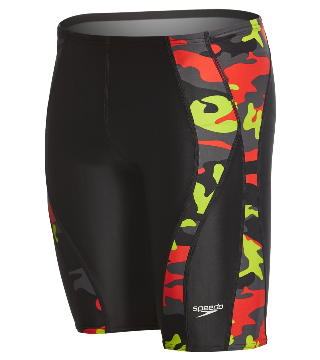 Speedo Men's Camo Squad Jammer Swimsuit at SwimOutlet.com