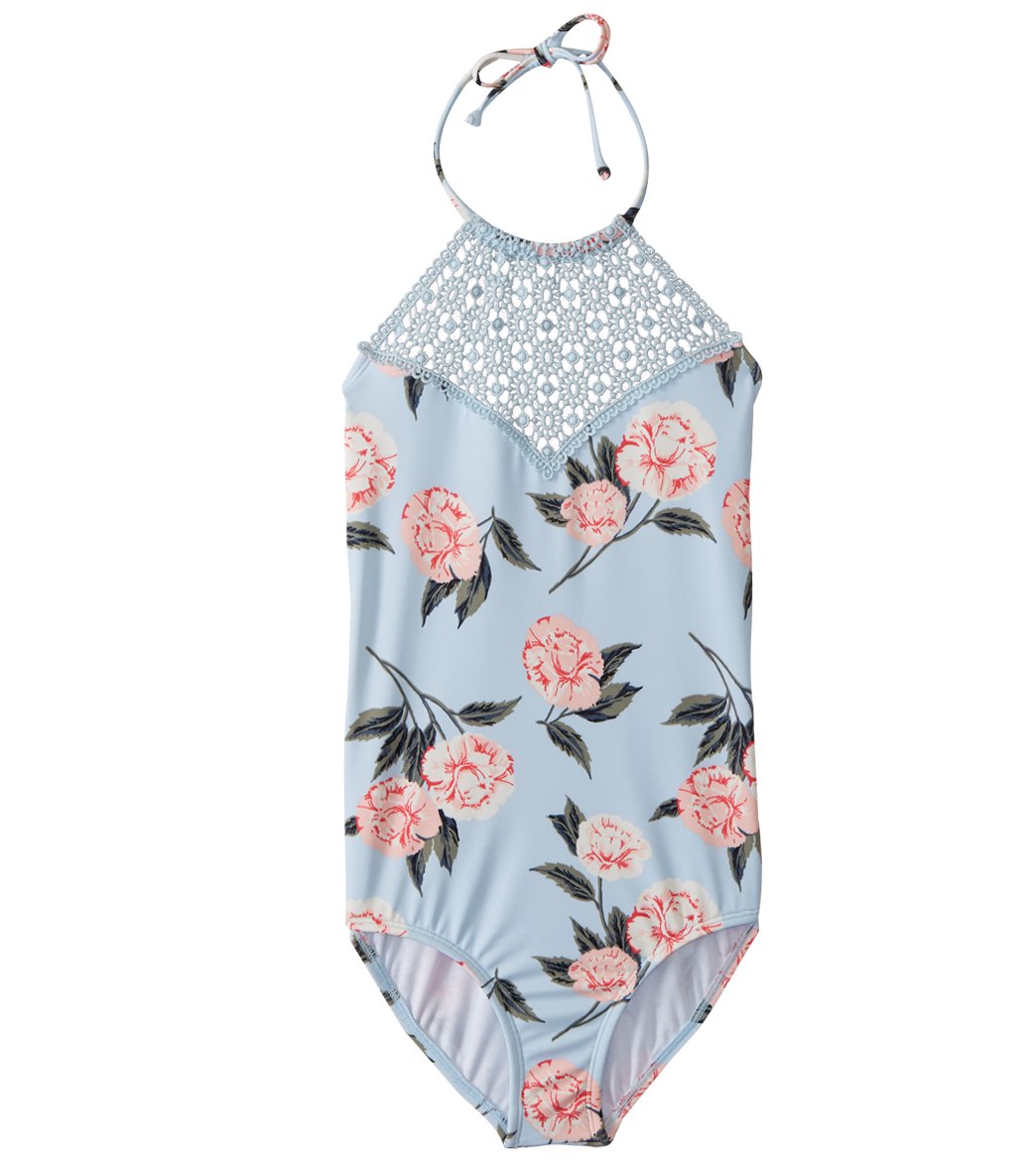 Billabong Girls' Petal Daze One Piece Swimsuit (Big Kid) at SwimOutlet