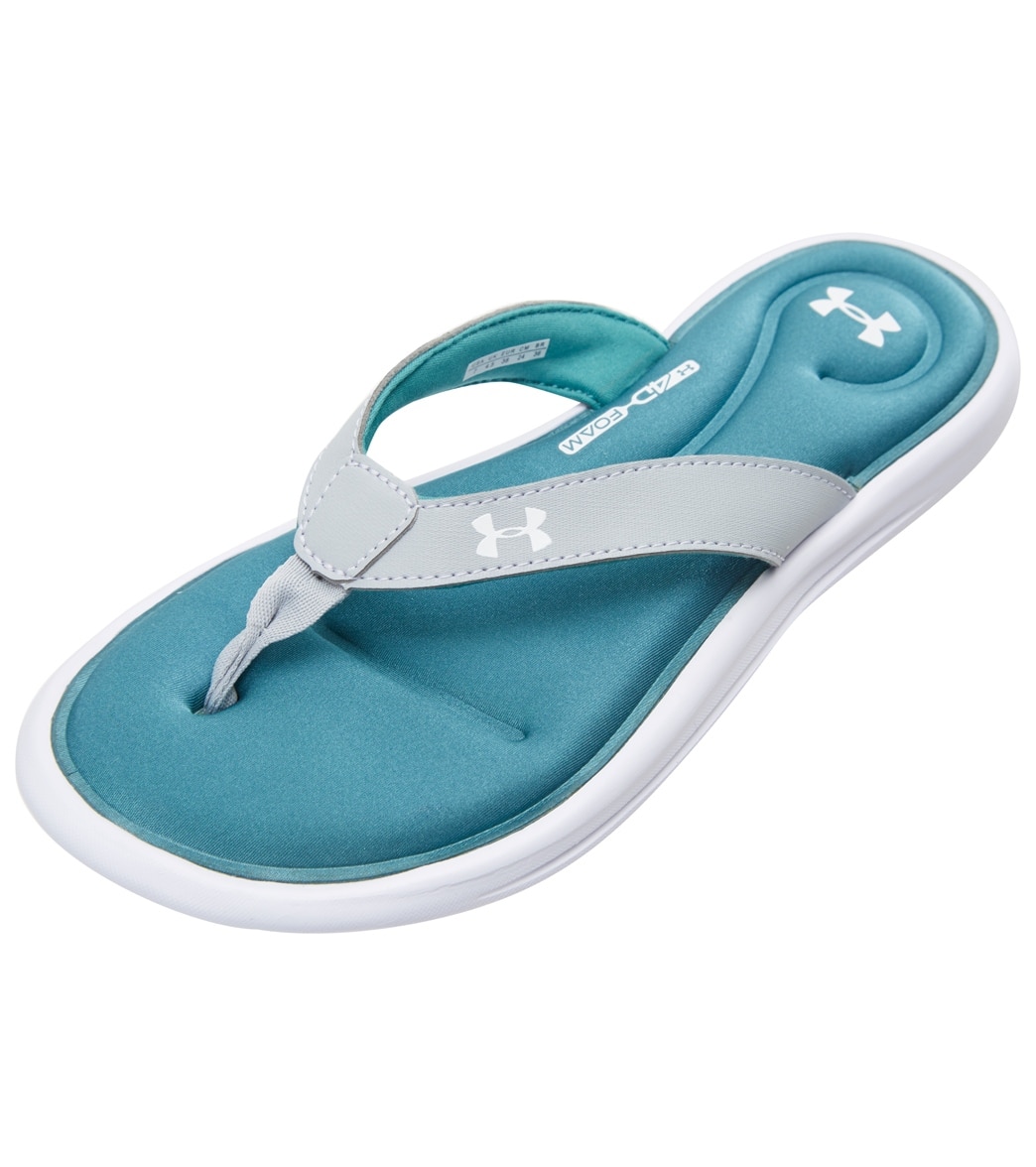 under armor flip flops for women