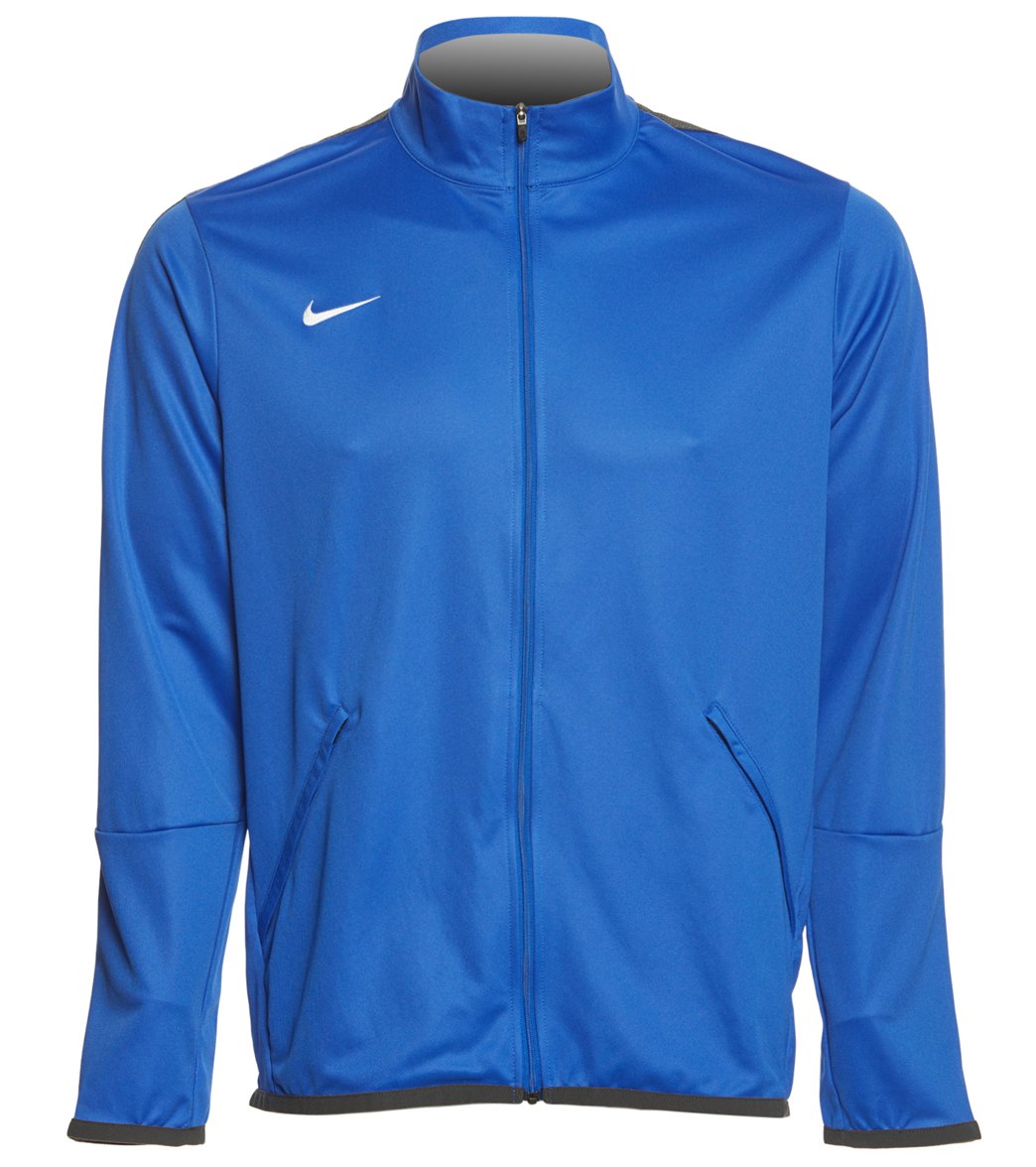 Nike Men's Training Jacket - Royal Medium Size Medium Polyester - Swimoutlet.com