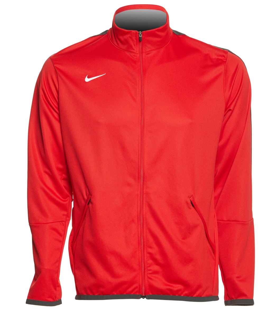 Nike Men's Training Jacket - Scarlet Large Size Large Polyester - Swimoutlet.com