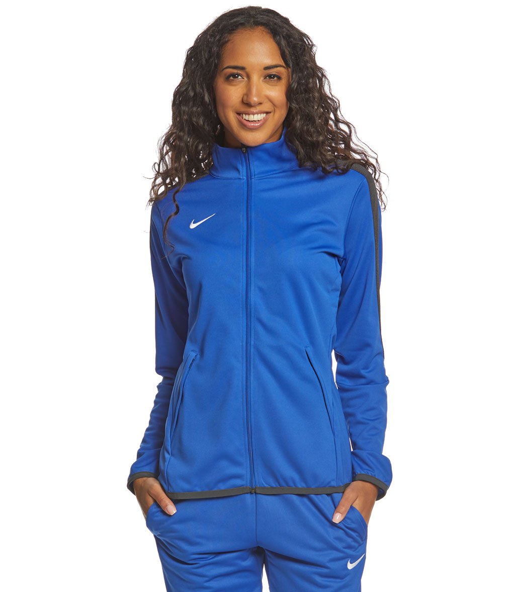 Nike Women's Training Jacket - Royal Xs Size X-Small Polyester - Swimoutlet.com