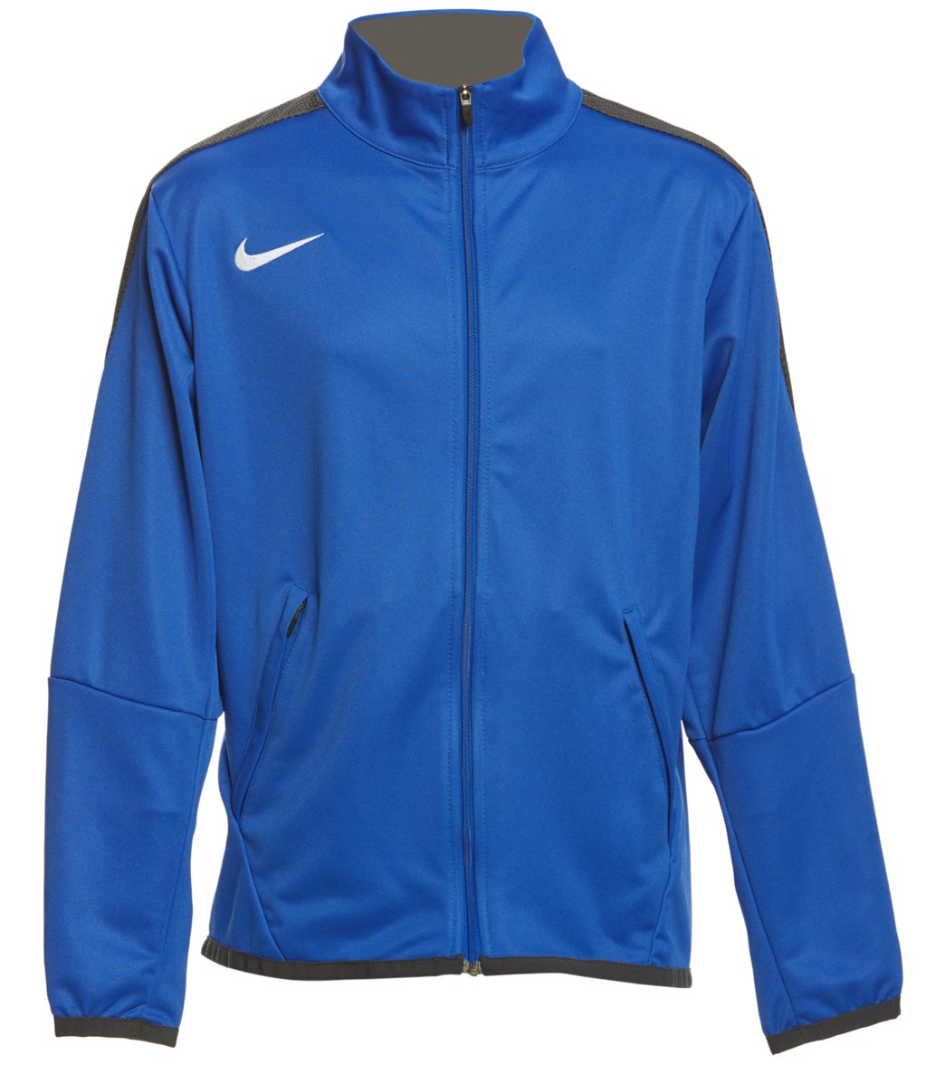 Nike Youth Women's Training Jacket - Royal Medium Size Medium Polyester - Swimoutlet.com