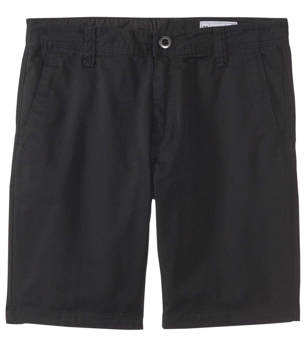 Volcom Men's Frickin Drifter Short - Black 29 Cotton/Polyester - Swimoutlet.com