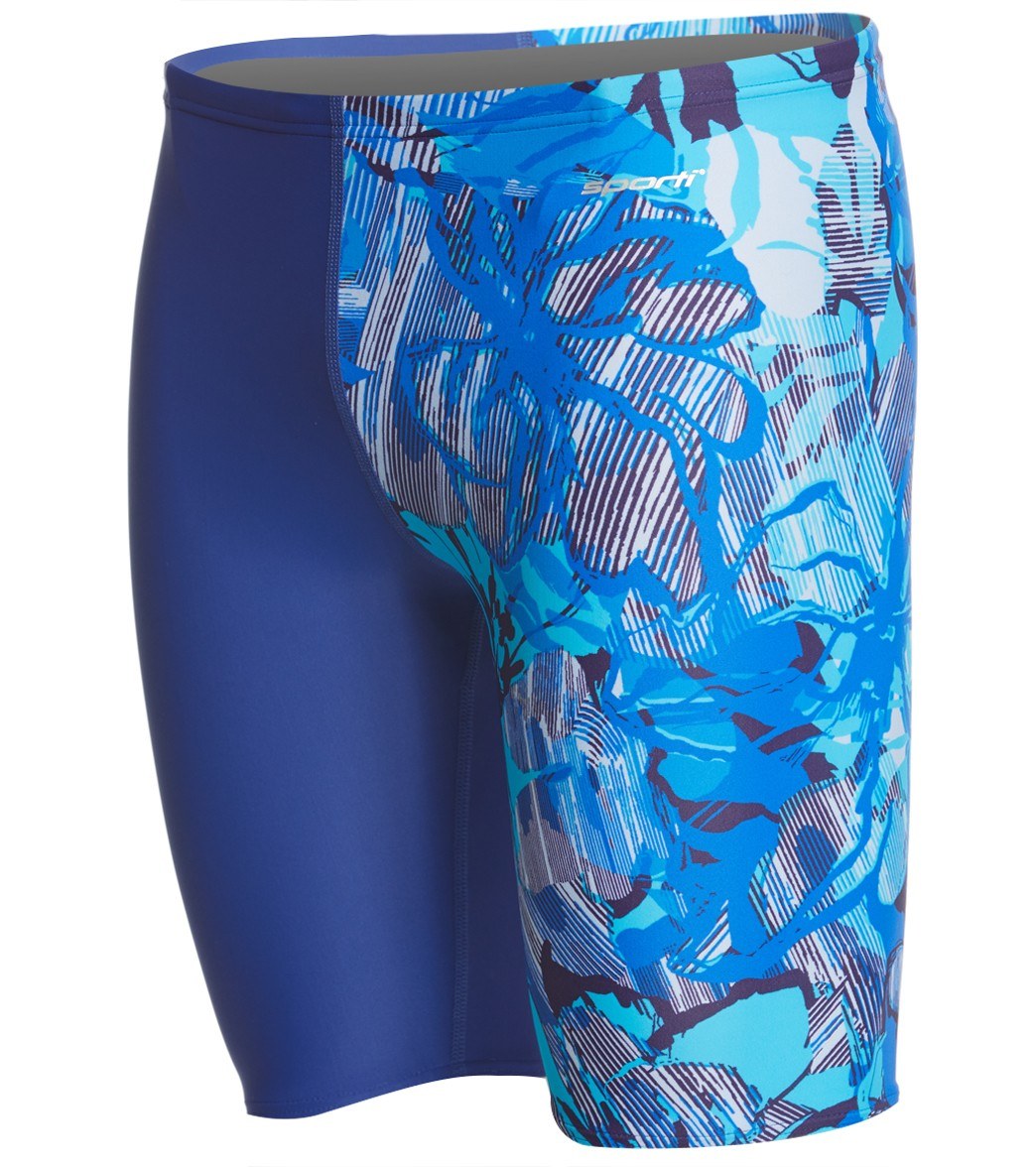 Sporti Abstract Floral Jammer Swimsuit at