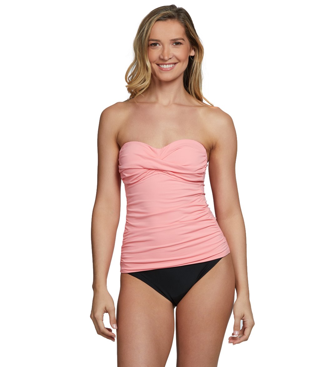 anne cole pink tankini