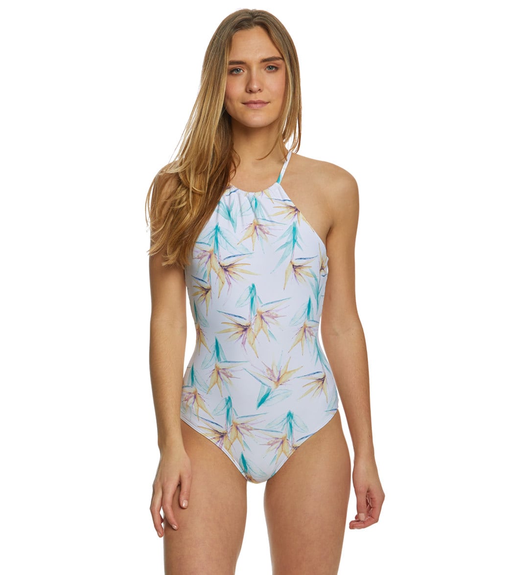 O'Neill Paradise HiNeck One Piece Swimsuit at Free