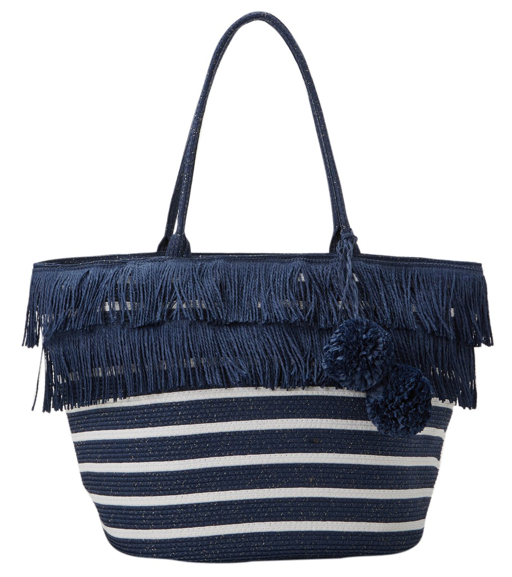Pia Rossini Mykonos Straw Tote Bag at SwimOutlet.com - Free Shipping