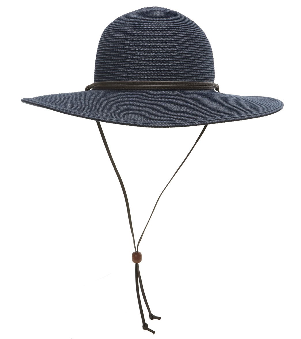 Peter Grimm Coralia Packable Sun Hat - Navy - Swimoutlet.com