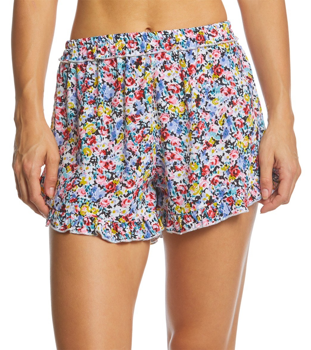 Lucy Love Nothing But Wildflowers Slumber Party Shorts - Small Polyester - Swimoutlet.com