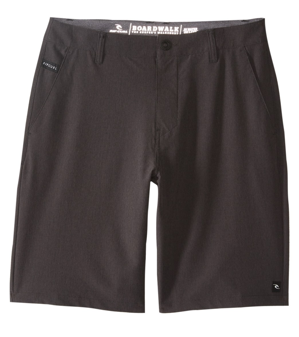 Rip Curl Men's Mirage Phase Hybrid Boardwalk Shorts - Black 32 Elastane/Polyester - Swimoutlet.com