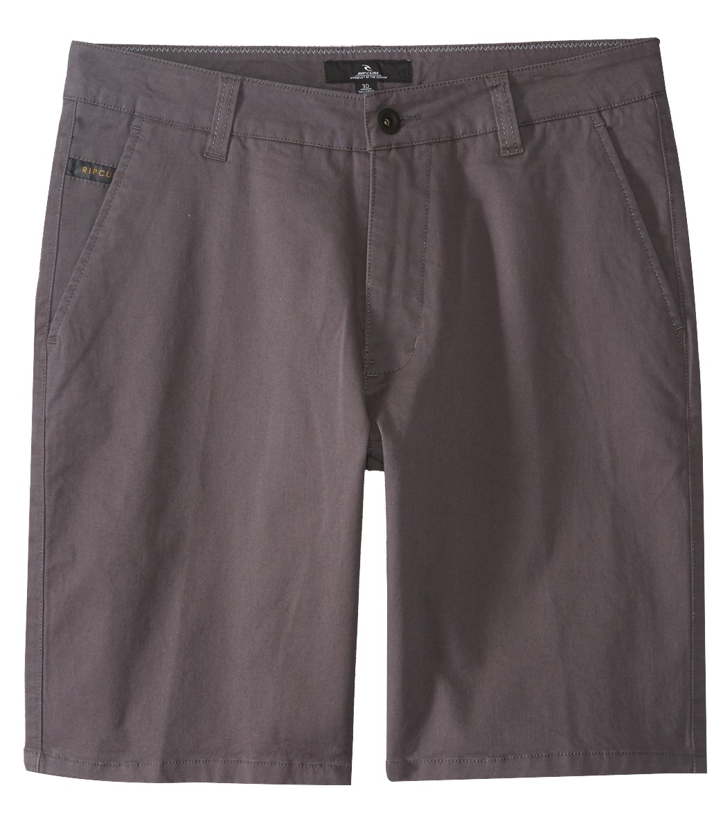 Rip Curl Men's Vibes Walkshorts - Charcoal Green Heather 28 Cotton/Polyester - Swimoutlet.com