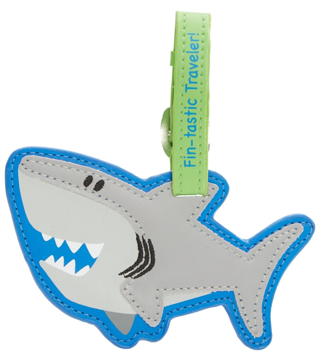Stephen Joseph Kids' Shark Luggage Tag - Grey - Swimoutlet.com