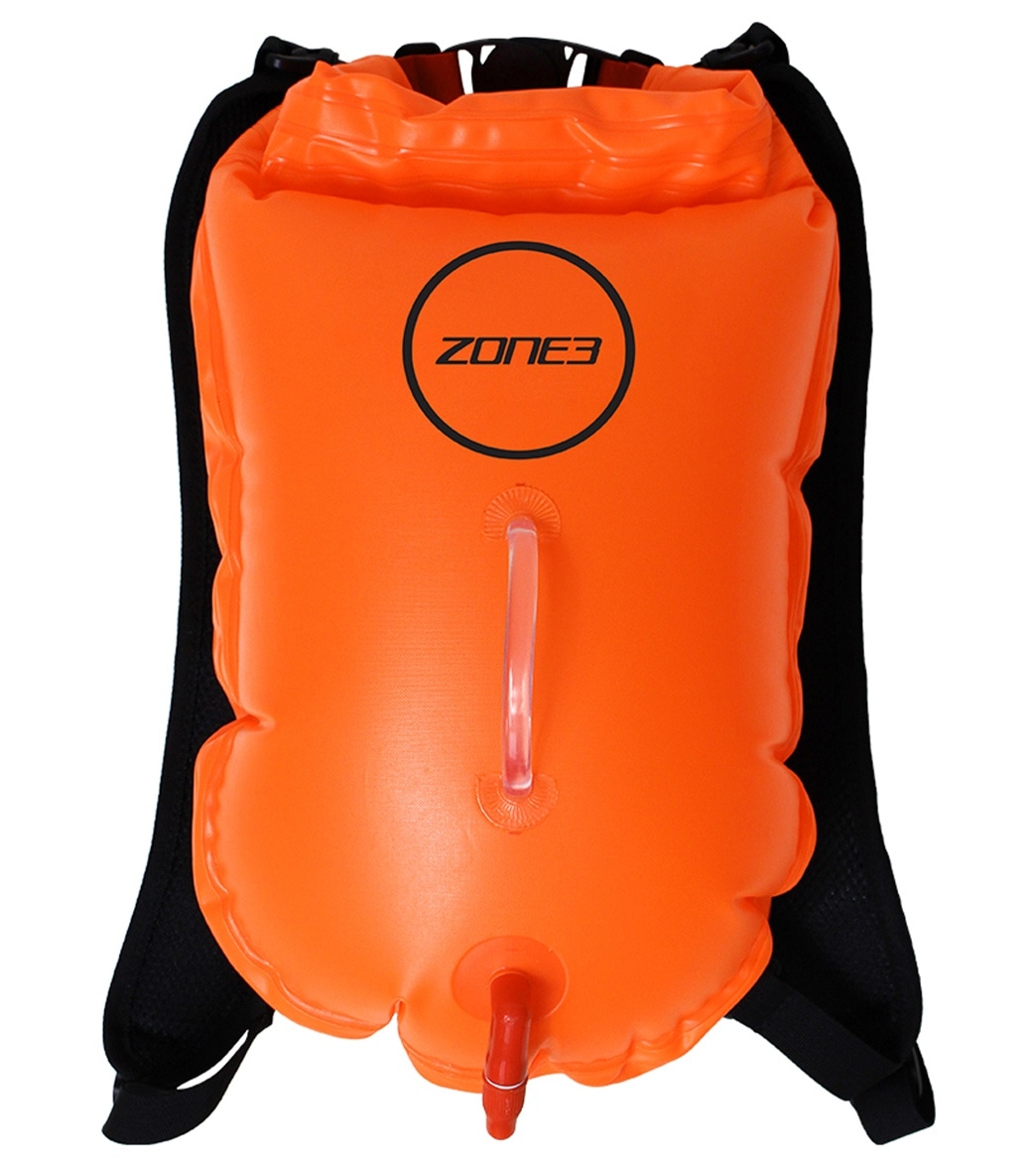 Zone3 Zone 3 Swim Run Backpack Dry Bag Buoy 28L - Orange - Swimoutlet.com