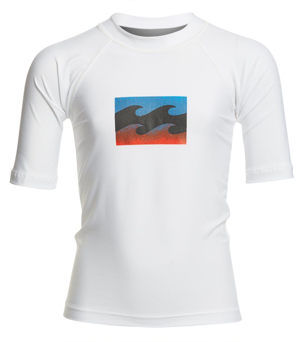 Billabong Boys All Day Unity Performance Fit Short Sleeve Rashguard