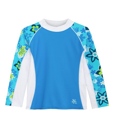 7 Years Sun Protection UPF 50 Tuga Girls Long Sleeve One Piece Swimsuit 3mos