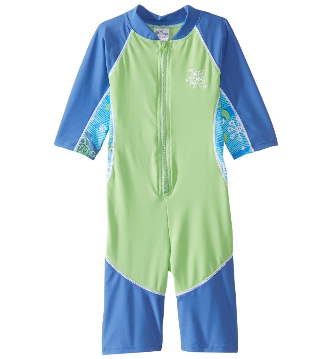 Tuga Boys' Low Tide Short Sleeve Sunsuit Baby Toddler - Spring Ride 12/18 Mo Size Months - Swimoutlet.com