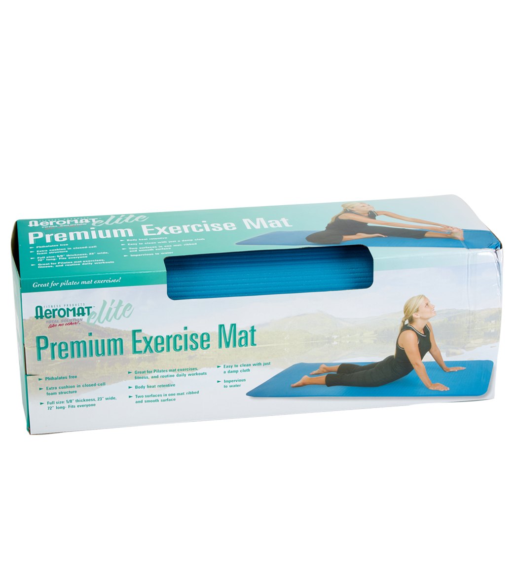 Aeromat Elite Dual Surface 72 Exercise Mat Ribbed Smooth At