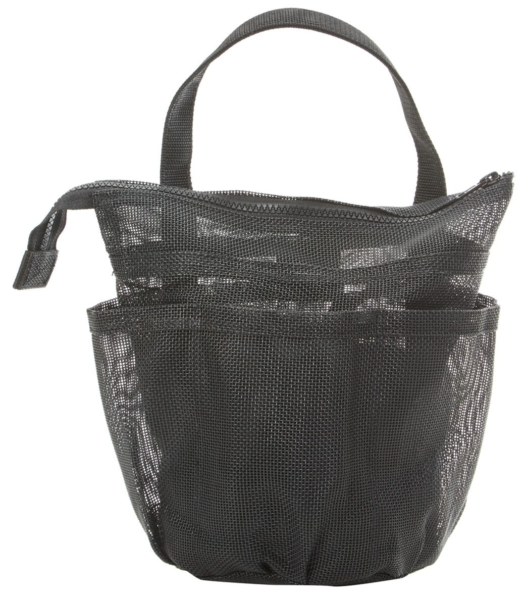 saltwater canvas mesh shower bag