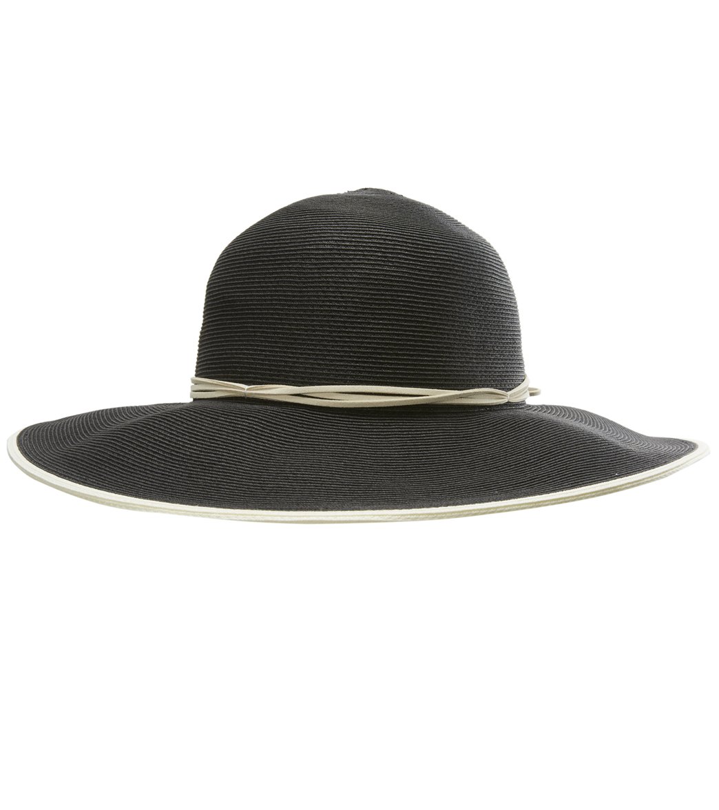 Sun N Sand Fine Paperbraid Hat - Black - Swimoutlet.com