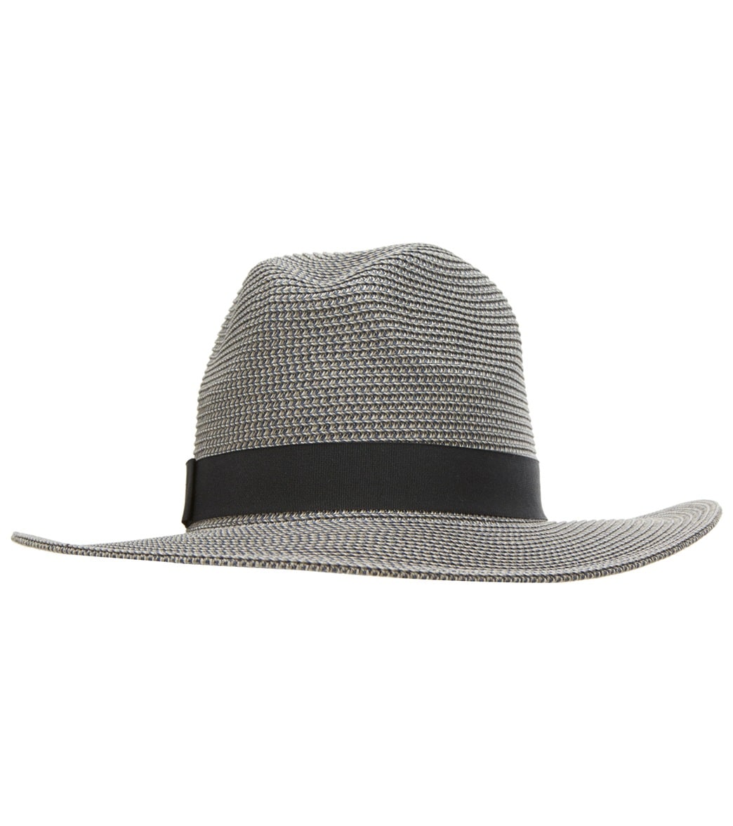 Sun N Sand Multi Sewn Paper Braid Hat - Grey - Swimoutlet.com