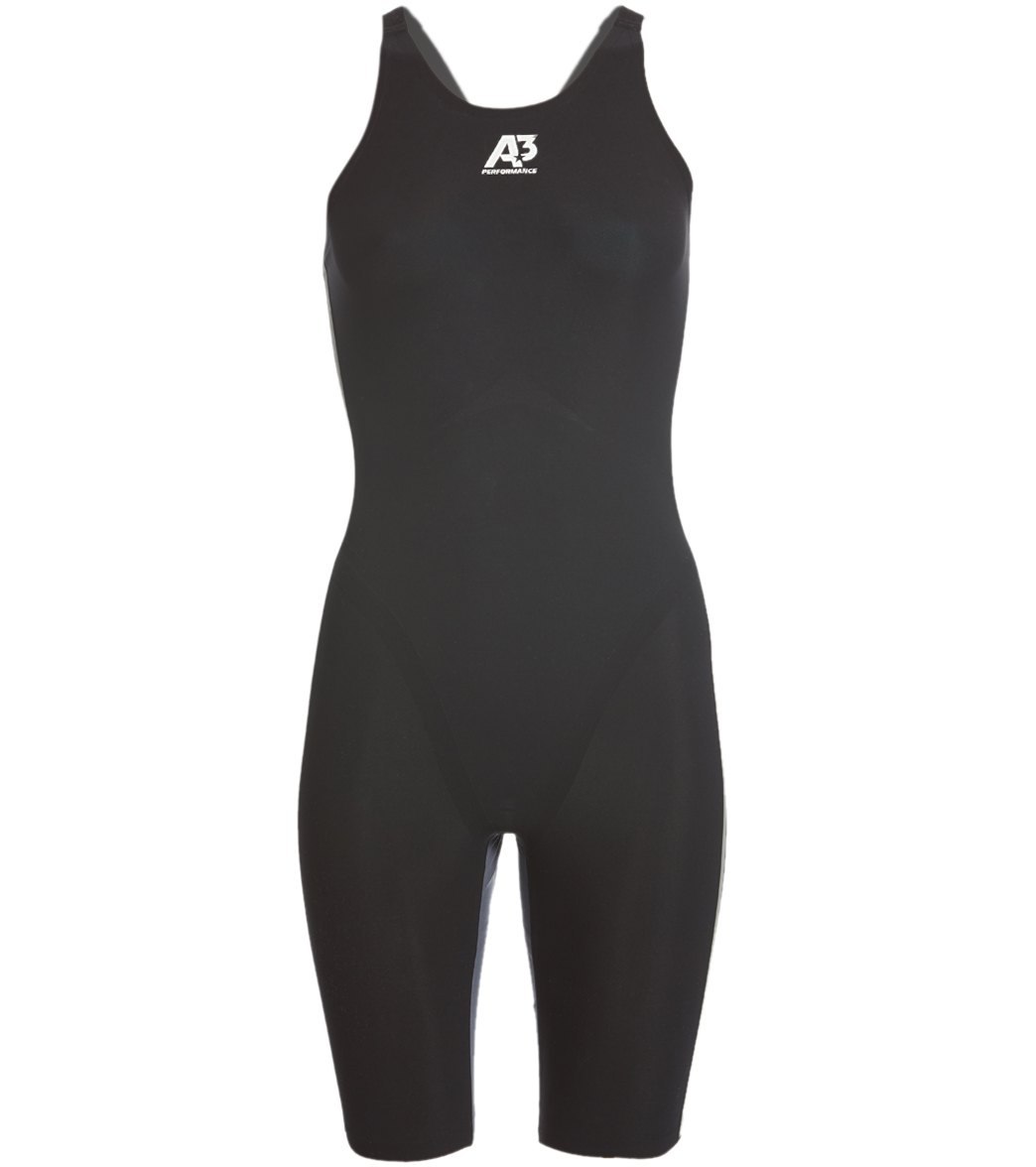 A3 Performance Women's Vici Closed Back Tech Suit Swimsuit - Black 18 Elastane/Polyamide - Swimoutlet.com