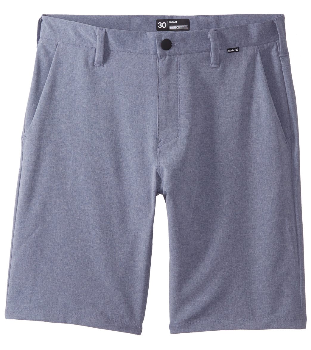 Hurley Men's Dri-Fit Chino Heather 21 Walkshorts - Obsidian 28 Polyester/Spandex - Swimoutlet.com