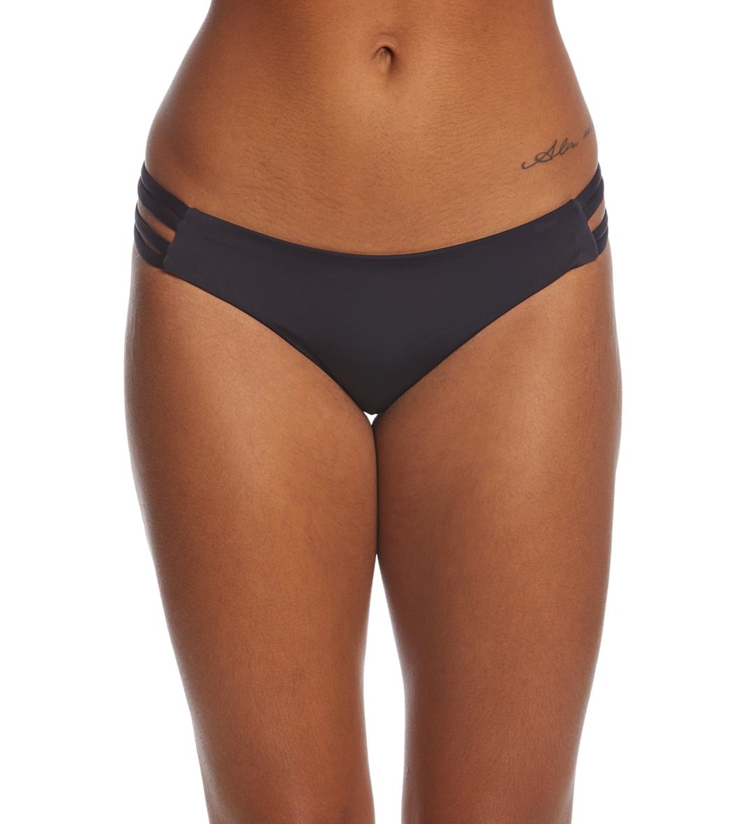 Hurley Women's Quick Dry Max Bikini Bottom - Black Xl - Swimoutlet.com