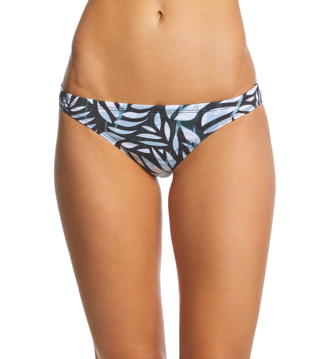 Viva Women's Alicante Bikini Bottom - Tropical Black Large Polyester - Swimoutlet.com