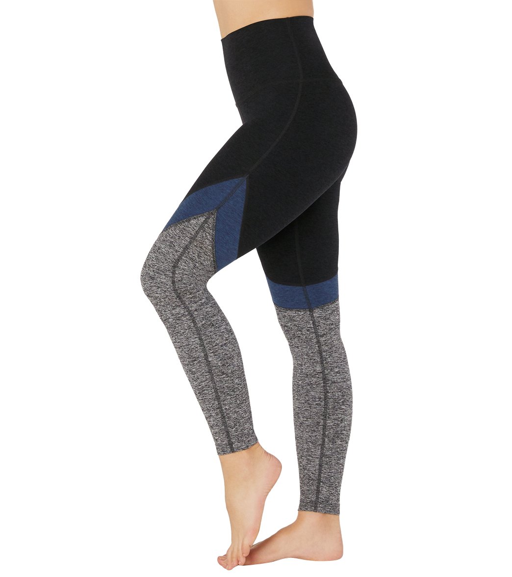 Beyond Yoga Tri-Panel Spacedye High Waisted 7/8 Yoga Leggings at ...