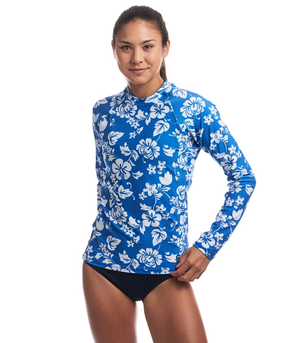 Eq Swimwear Hibiscus Rashguard At Swimoutlet.com - Free Shipping