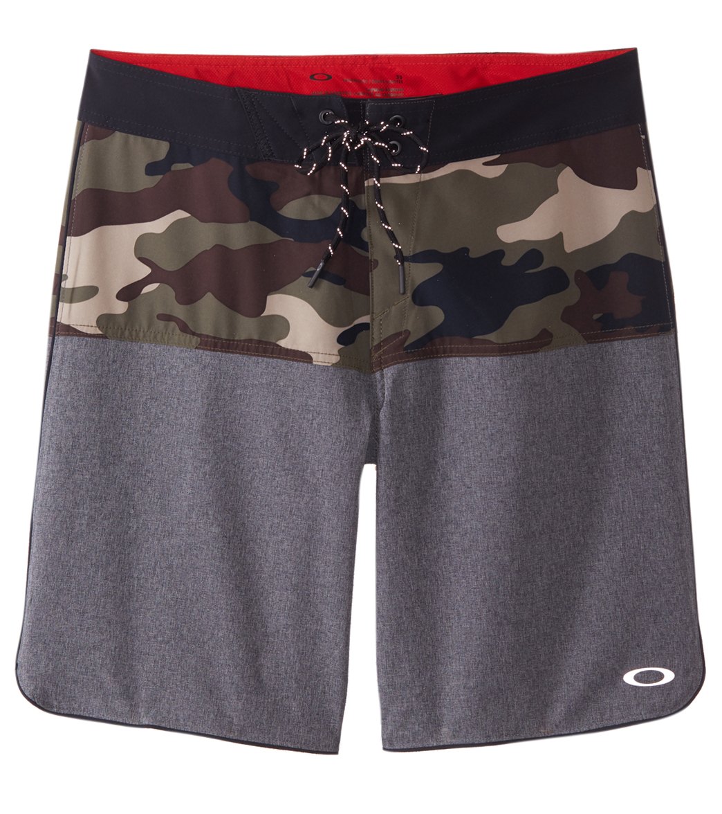 Camo Block Oakley 19u0022 Slim Boardshort Men's Fit PZukXiOT
