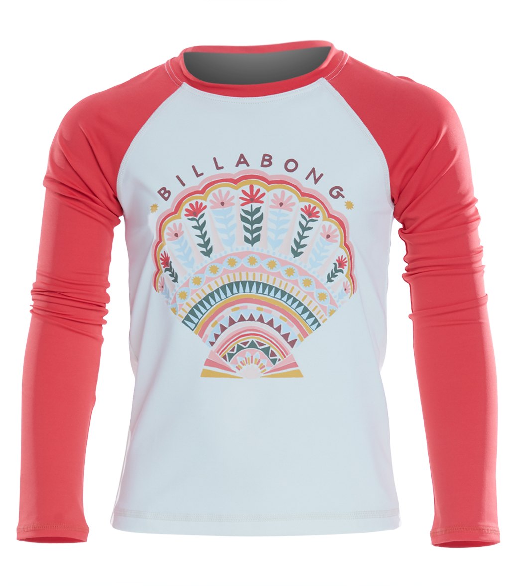 Billabong Girls' Sol Searcher Long Sleeve Rashguard (Little Kid, Big Kid) at