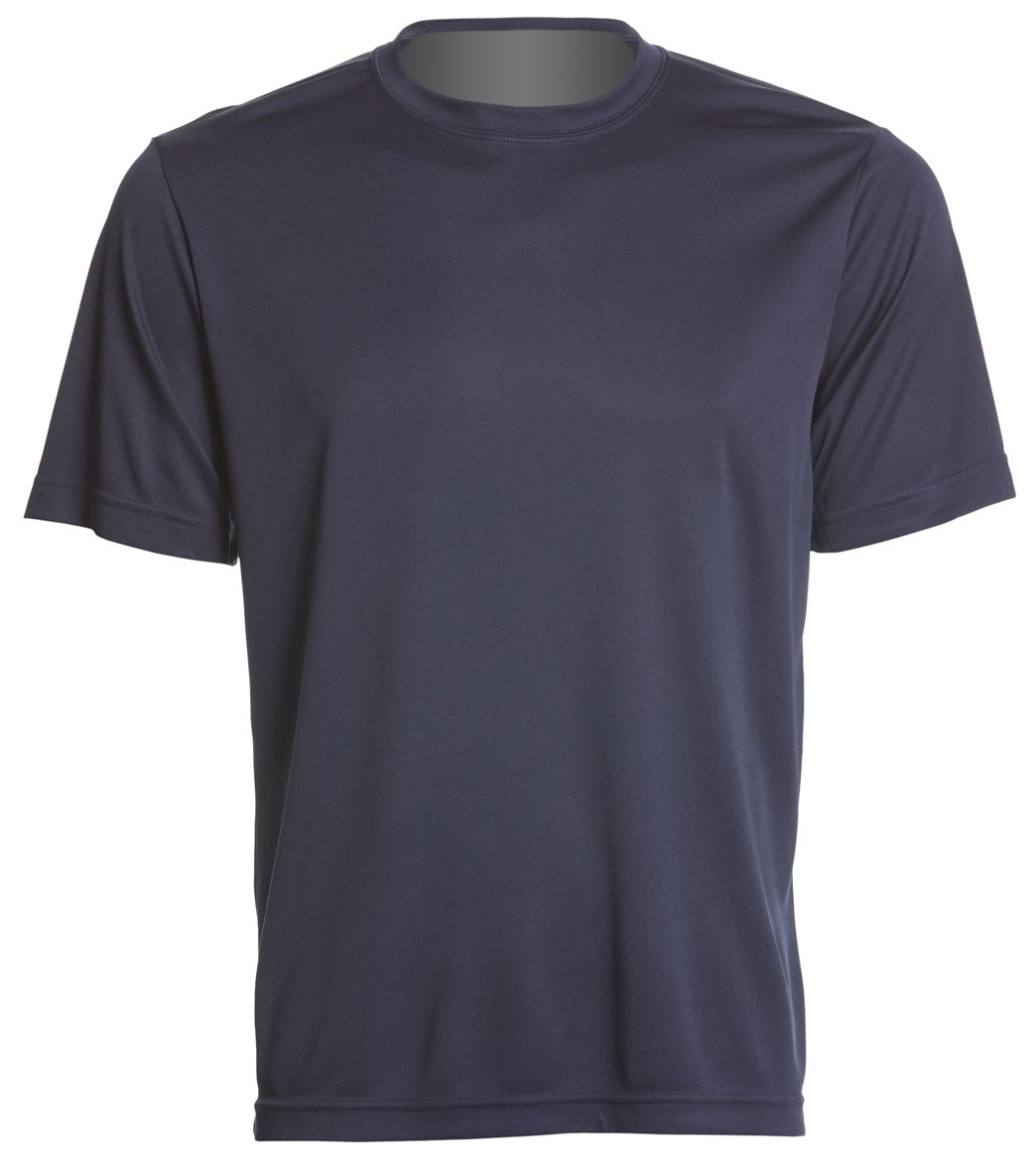 Men's Posicharge Competitortm Tee Shirt - True Navy X-Small Polyester - Swimoutlet.com