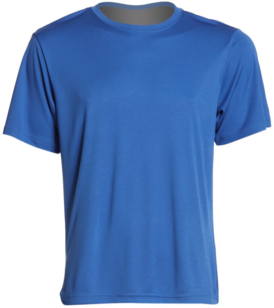 Men's Posicharge Competitortm Tee Shirt - True Royal X-Small Polyester - Swimoutlet.com