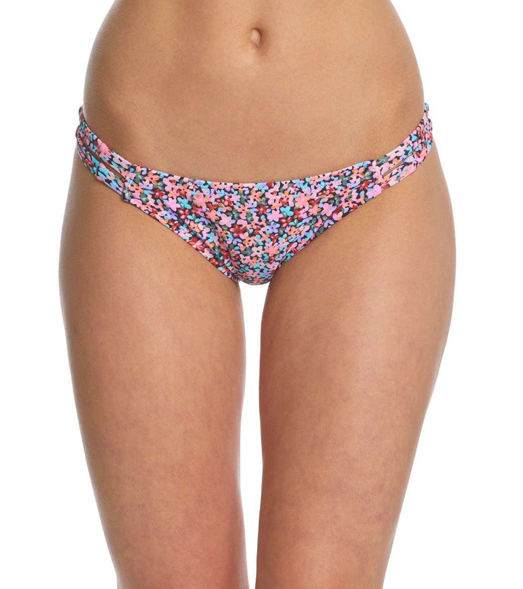 Gossip Spring Bloom Hipster Bikini Bottom - Multi Large Cotton/Polyester - Swimoutlet.com