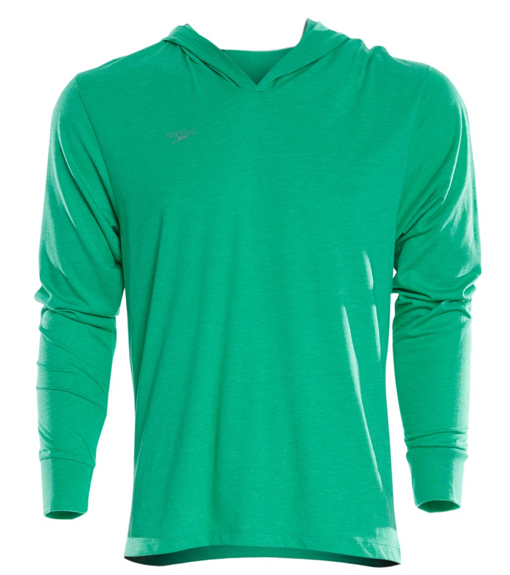 Speedo Men's Pride Pull Over Hoodie Sweatshirt - Green Xs Size X-Small Cotton/Polyester/Rayon - Swimoutlet.com
