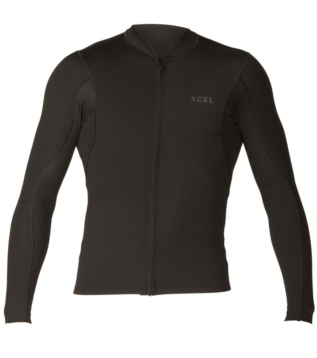 Xcel Men's 1/0.5MM Axis Long Sleeve Front Zip Wetsuit Jacket at