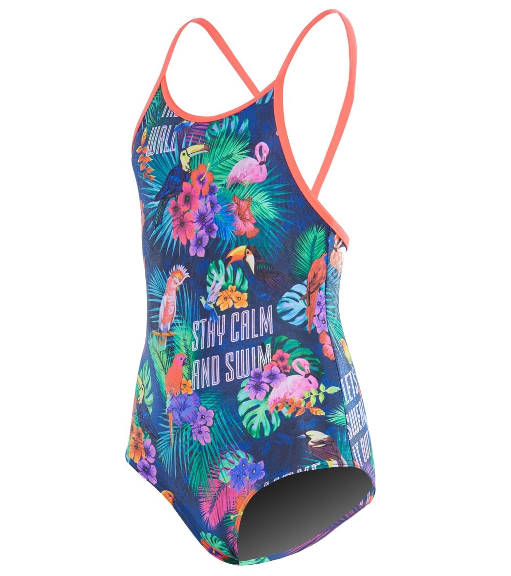 Funkita Toddler Girls' Tropic Tag One Piece Swimsuit at SwimOutlet.com