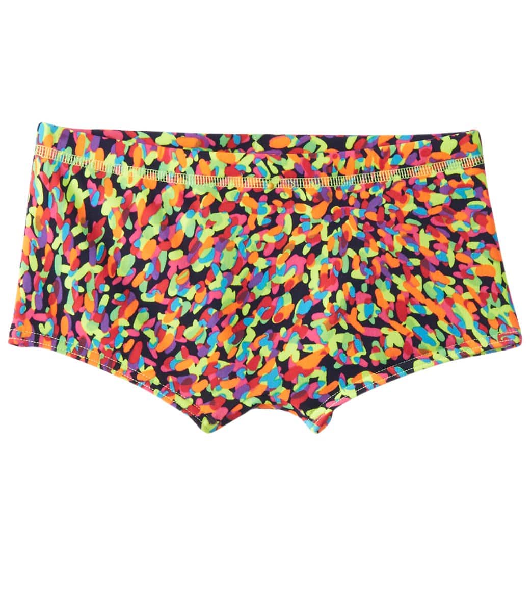 Funky Trunks Toddler Boys' Fireworks Square Leg Brief Swimsuit at