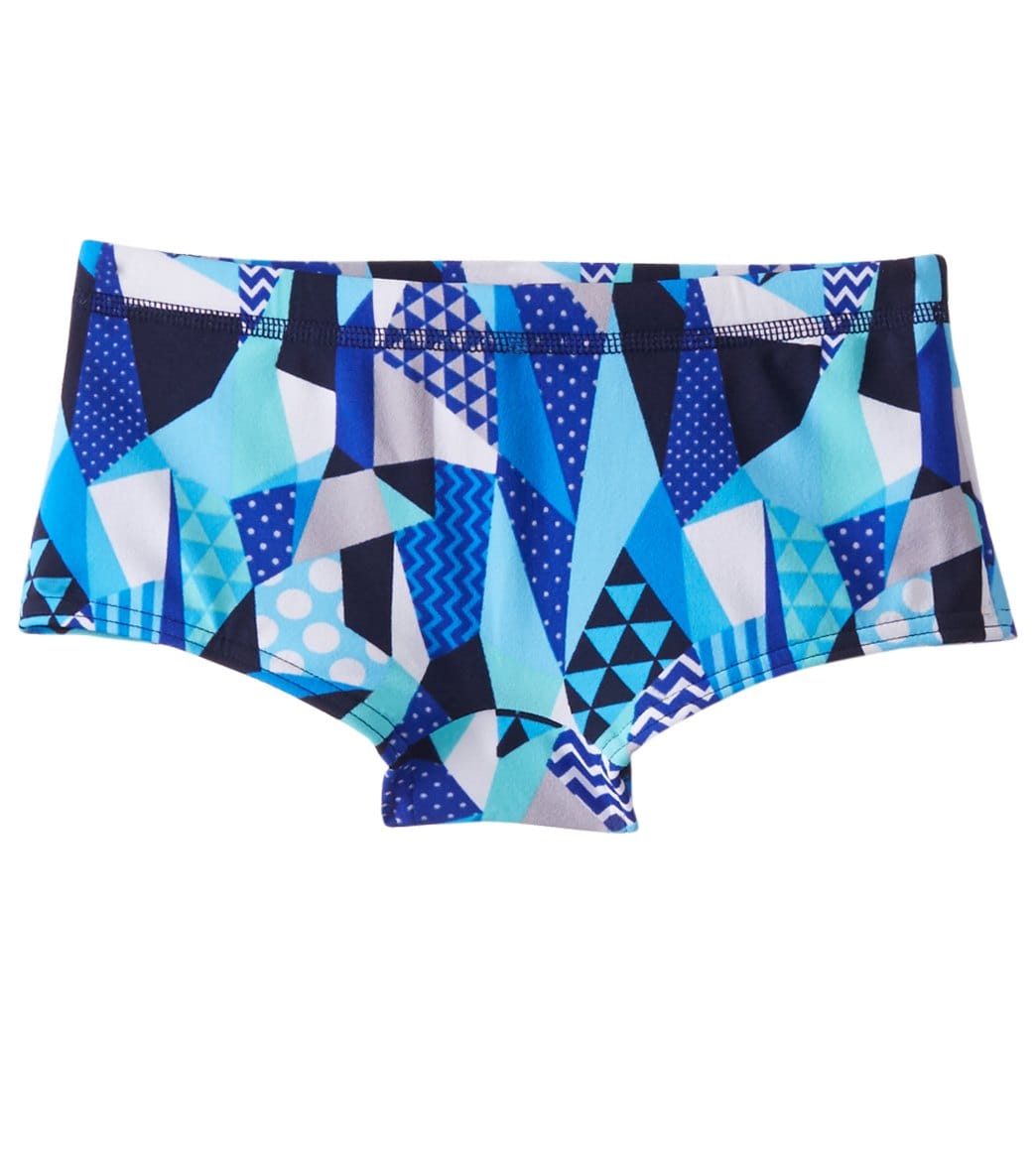 Funky Trunks Toddler Boys' Crack Attack Square Leg Brief Swimsuit - Blue 1T Polyester - Swimoutlet.com
